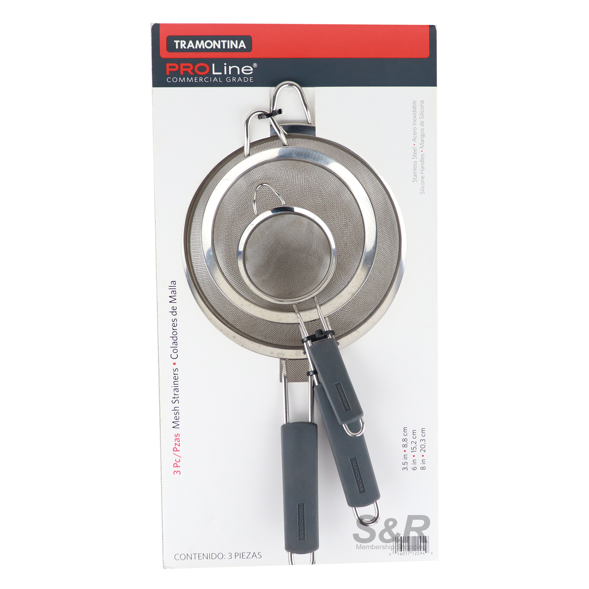Tramontina ProLine Mesh Strainers 3pcs Tramontina ProLine Mesh Strainers 3pcs